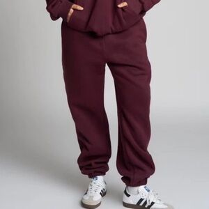 NWT COMFRT Signature Sweatpants Maroon Size Small Unisex Men’s Women’s Jogger
